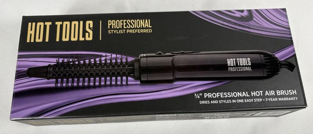 Helen Of Troy Hot Tools Soft Bristle Hotair Brush 3/4" #1579 - Brand New
